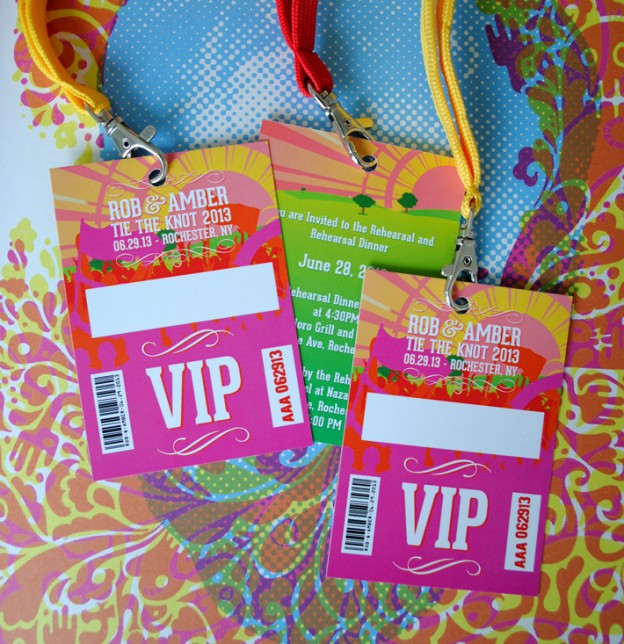 Festival Wedding VIP Lanyards | WEDFEST