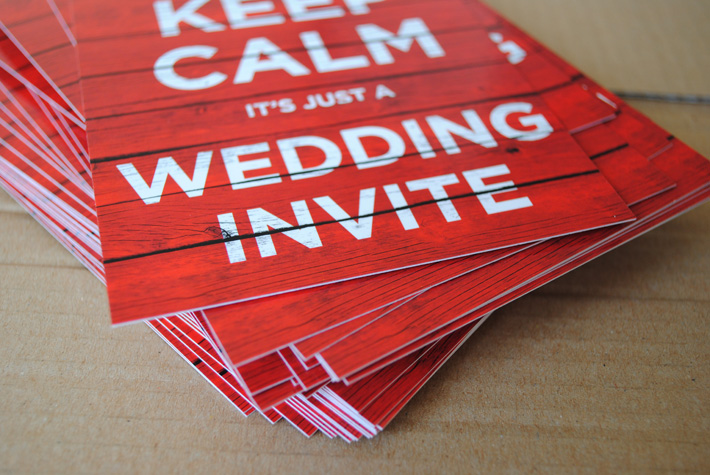 keep calm wedding invitations