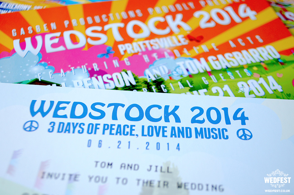 Wedstock Wedding Invites USA