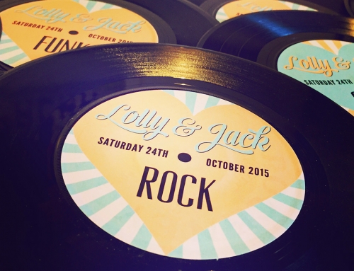 Vinyl Record Wedding Table Names