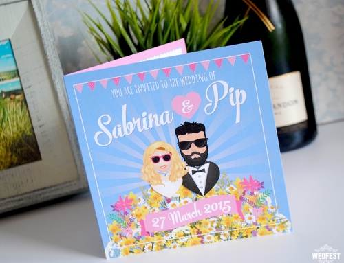Sabrina & Pip’s Custom Wedding Stationery
