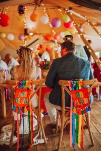 festival wedding teepee bride groom throne