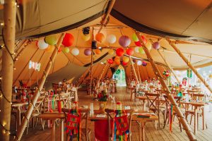 festival wedding tipi decorations