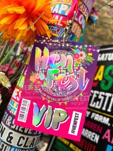 henfest disco ball vip hen party lanyard