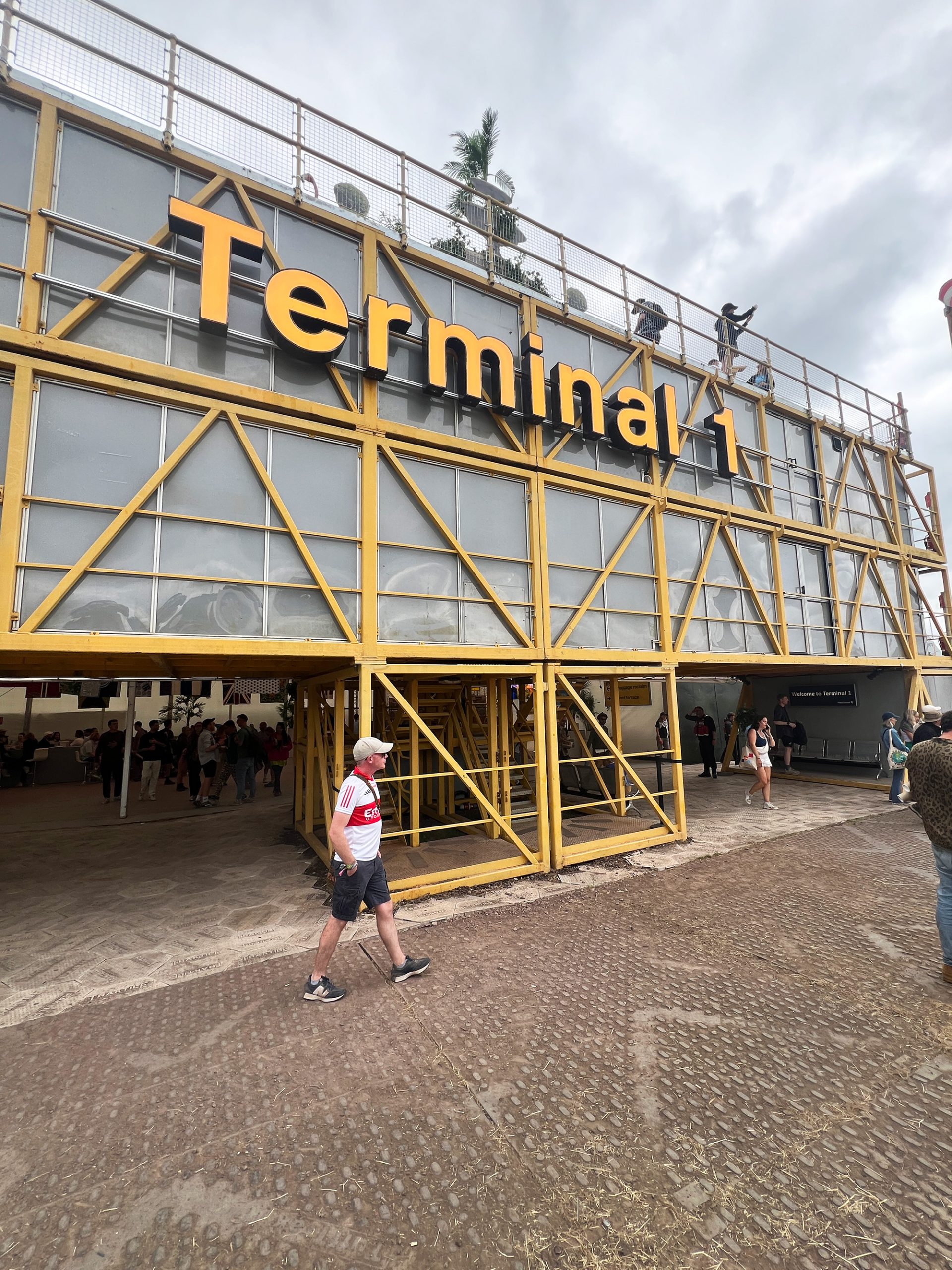 banksy terminal 1 wedfest at glastonbury festival 2024