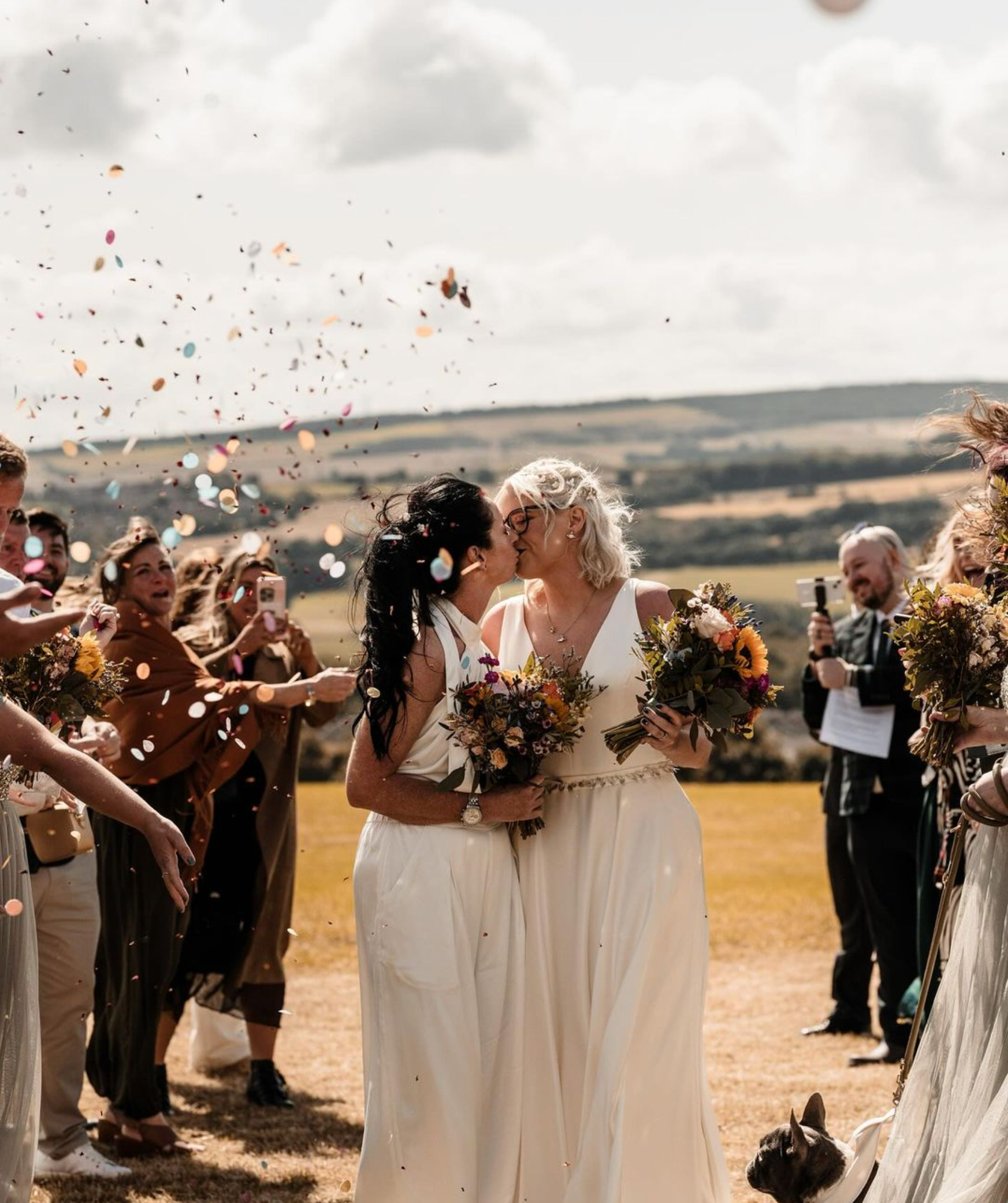 ashleigh & paula festival tipi wedding