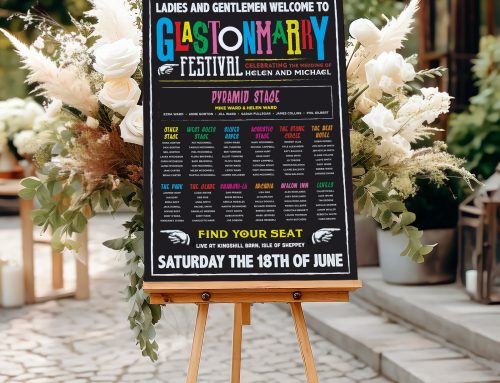 GLASTONMARRY Wedding Table Plans – Perfect for Festival-Loving Couples