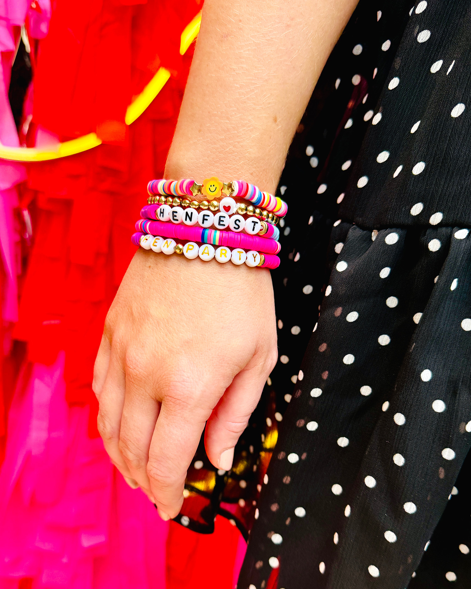 henfest hen party friendship Bracelets set