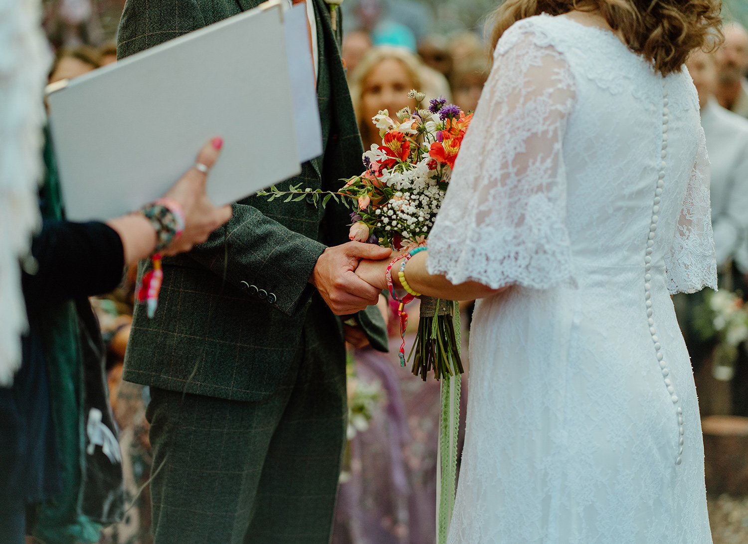 festival wedding handfasting ceremony wristbands