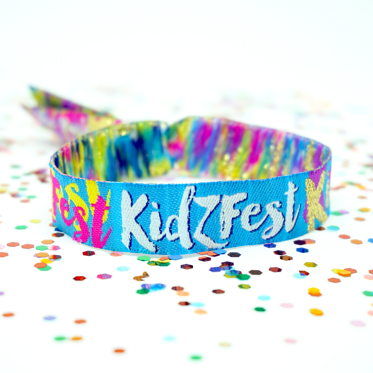 kidzfest kids childrens festival party wristbands glastkidzbury glastonbury party wristbands